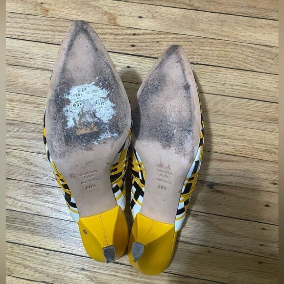 LAURENCE DACADE Woven Oxblood Stefany Sculpted Heel Mules Italy Size 40.5 - Picture 4 of 8